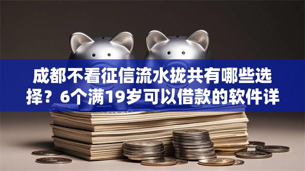 成都不看征信流水拢共有哪些选择?6个满19岁可以借款的软件详解 成都不看征信流水拢共有哪些选择?6个满19岁可以借款的软件详解