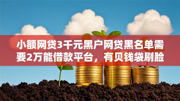 小额网贷3千元黑户网贷黑名单需要2万能借款平台,有贝钱袋刷脸不过了的5个平台介绍 小额网贷3千元黑户网贷黑名单需要2万能借款平台,有贝钱袋刷脸不过了的5个平台介绍