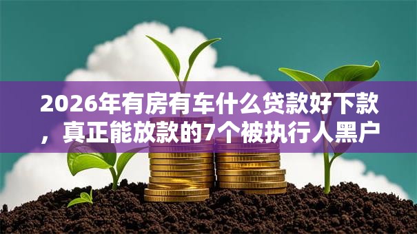 2026年有房有车什么贷款好下款,真正能放款的7个被执行人黑户可以申请网贷的平台推荐 2026年有房有车什么贷款好下款,真正能放款的7个被执行人黑户可以申请网贷的平台推荐