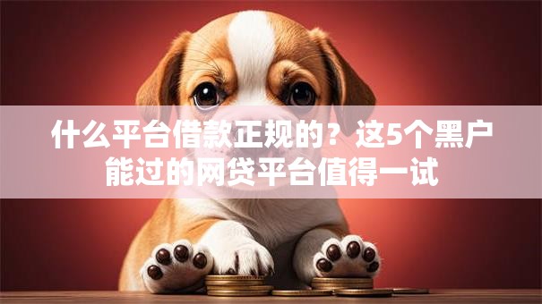 什么平台借款正规的?这5个黑户能过的网贷平台值得一试 什么平台借款正规的?这5个黑户能过的网贷平台值得一试
