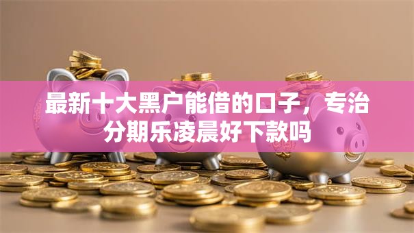 最新十大黑户能借的口子,专治分期乐凌晨好下款吗 最新十大黑户能借的口子,专治分期乐凌晨好下款吗