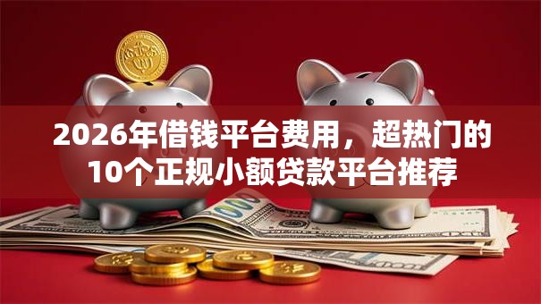 2026年借钱平台费用,超热门的10个正规小额贷款平台推荐 2026年借钱平台费用,超热门的10个正规小额贷款平台推荐