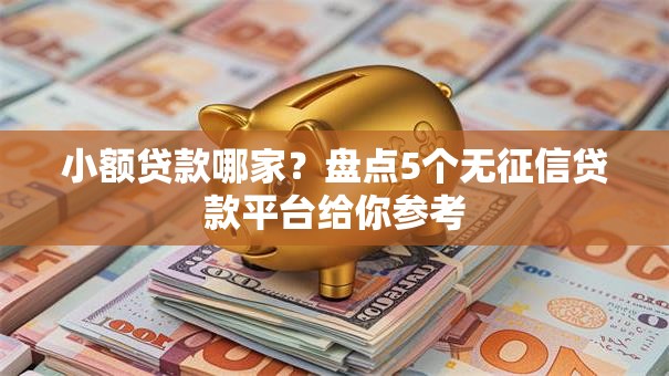 小额贷款哪家?盘点5个无征信贷款平台给你参考 小额贷款哪家?盘点5个无征信贷款平台给你参考