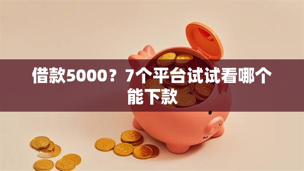 借款5000?7个平台试试看哪个能下款 借款5000?7个平台试试看哪个能下款