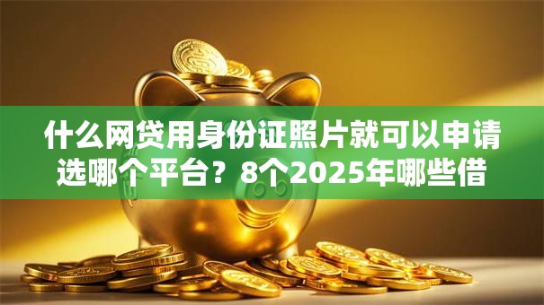 什么网贷用身份证照片就可以申请选哪个平台?8个2025年哪些借款平台不查征信大数据推荐 什么网贷用身份证照片就可以申请选哪个平台?8个2025年哪些借款平台不查征信大数据推荐