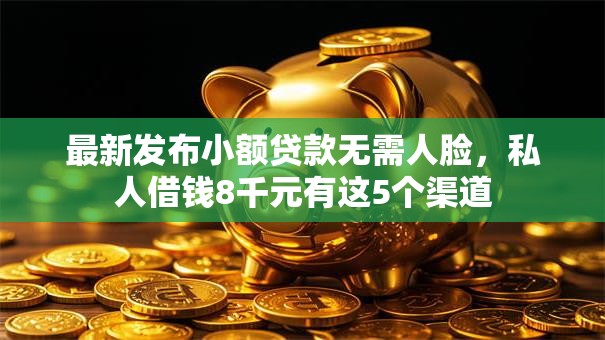 最新发布小额贷款无需人脸,私人借钱8千元有这5个渠道 最新发布小额贷款无需人脸,私人借钱8千元有这5个渠道