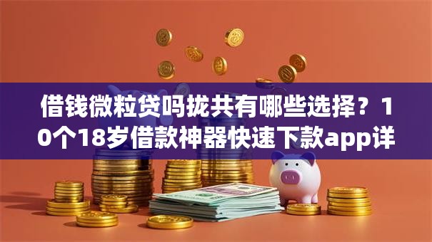借钱微粒贷吗拢共有哪些选择?10个18岁借款神器快速下款app详解 借钱微粒贷吗拢共有哪些选择?10个18岁借款神器快速下款app详解