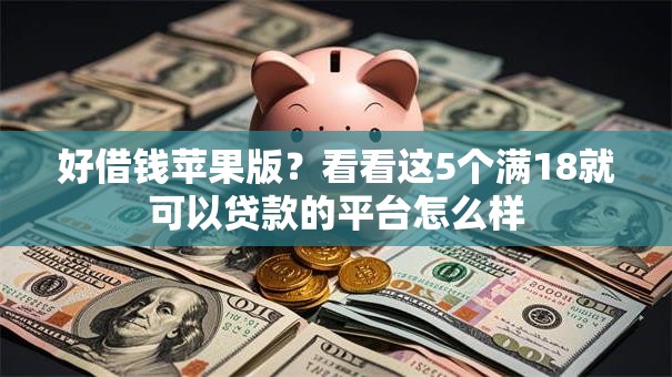 好借钱苹果版？看看这5个满18就可以贷款的平台怎么样