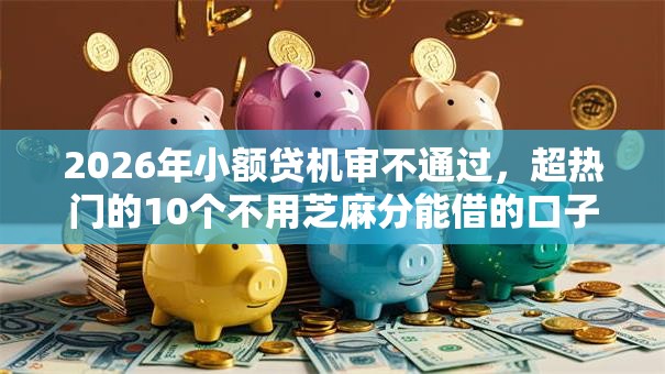 2026年小额贷机审不通过,超热门的10个不用芝麻分能借的口子推荐 2026年小额贷机审不通过,超热门的10个不用芝麻分能借的口子推荐