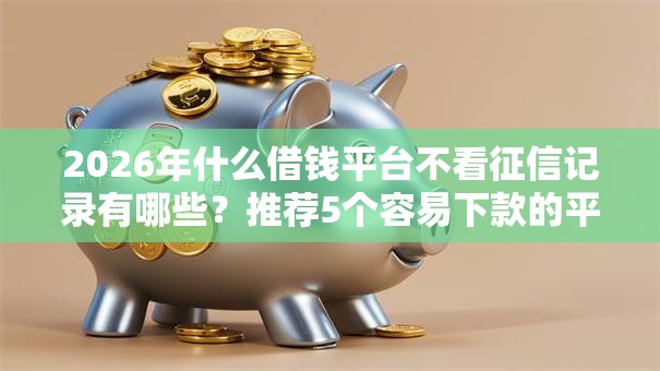 2026年什么借钱平台不看征信记录有哪些?推荐5个容易下款的平台 2026年什么借钱平台不看征信记录有哪些?推荐5个容易下款的平台