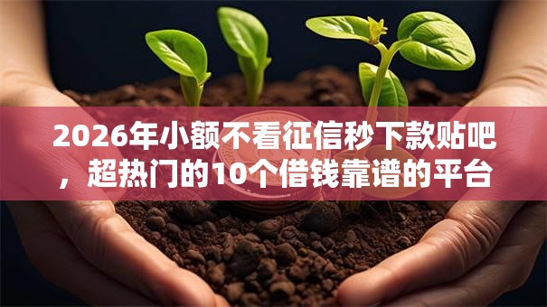 2026年小额不看征信秒下款贴吧,超热门的10个借钱靠谱的平台推荐 2026年小额不看征信秒下款贴吧,超热门的10个借钱靠谱的平台推荐