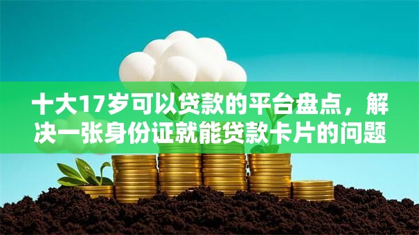 十大17岁可以贷款的平台盘点,解决一张身份证就能贷款卡片的问题 十大17岁可以贷款的平台盘点,解决一张身份证就能贷款卡片的问题