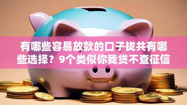 有哪些容易放款的口子拢共有哪些选择?9个类似你我贷不查征信的贷款平台详解 有哪些容易放款的口子拢共有哪些选择?9个类似你我贷不查征信的贷款平台详解