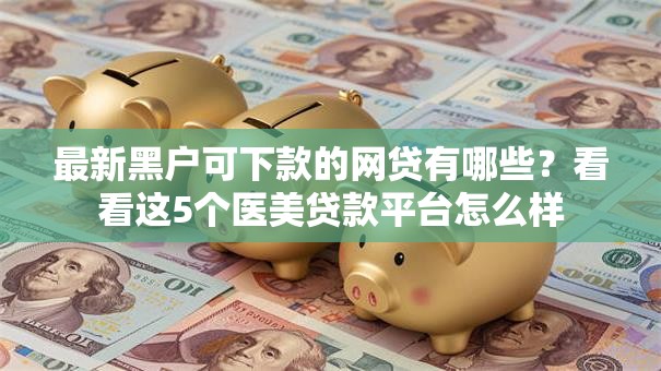 最新黑户可下款的网贷有哪些?看看这5个医美贷款平台怎么样 最新黑户可下款的网贷有哪些?看看这5个医美贷款平台怎么样