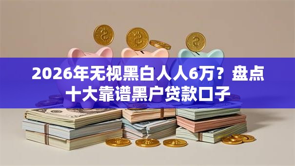 2026年无视黑白人人6万?盘点十大靠谱黑户贷款口子 2026年无视黑白人人6万?盘点十大靠谱黑户贷款口子