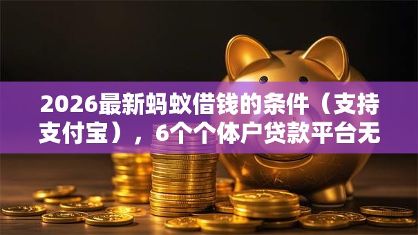 2026最新蚂蚁借钱的条件(支持支付宝),6个个体户贷款平台无私分享 2026最新蚂蚁借钱的条件(支持支付宝),6个个体户贷款平台无私分享