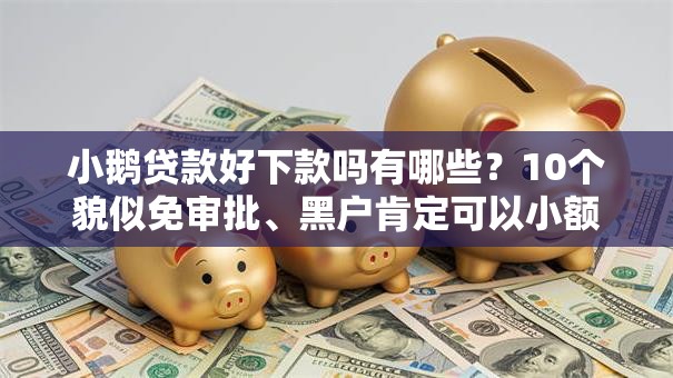 小鹅贷款好下款吗有哪些?10个貌似免审批、黑户肯定可以小额下款的平台合集 小鹅贷款好下款吗有哪些?10个貌似免审批、黑户肯定可以小额下款的平台合集