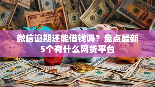 微信逾期还能借钱吗？盘点最新5个有什么网贷平台