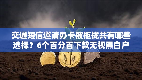 交通短信邀请办卡被拒拢共有哪些选择?6个百分百下款无视黑白户口子详解 交通短信邀请办卡被拒拢共有哪些选择?6个百分百下款无视黑白户口子详解