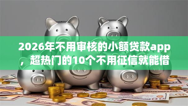 2026年不用审核的小额贷款app，超热门的10个不用征信就能借钱的平台推荐