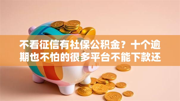 不看征信有社保公积金?十个逾期也不怕的很多平台不能下款还其他平台 不看征信有社保公积金?十个逾期也不怕的很多平台不能下款还其他平台