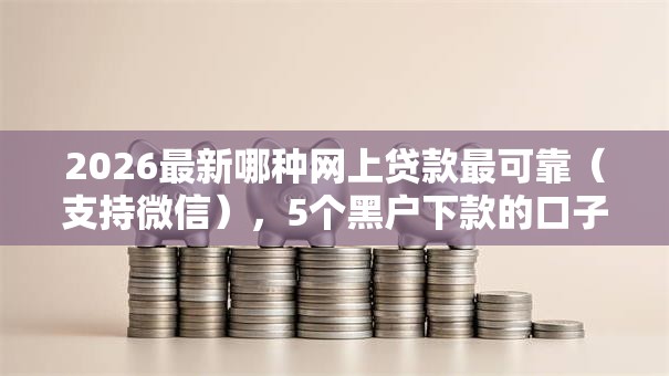 2026最新哪种网上贷款最可靠（支持微信），5个黑户下款的口子还无私分享