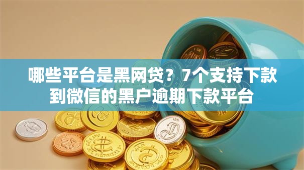 哪些平台是黑网贷？7个支持下款到微信的黑户逾期下款平台