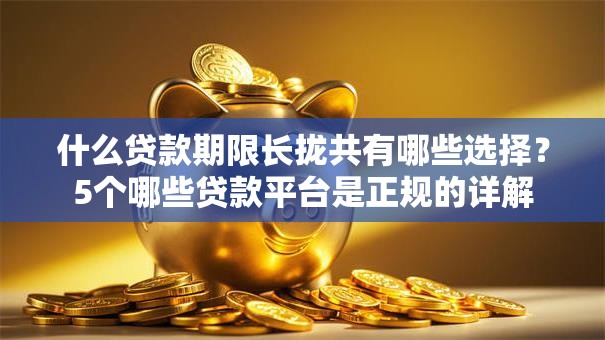 什么贷款期限长拢共有哪些选择？5个哪些贷款平台是正规的详解