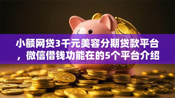 小额网贷3千元美容分期贷款平台，微信借钱功能在的5个平台介绍