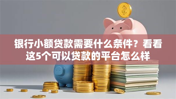 银行小额贷款需要什么条件？看看这5个可以贷款的平台怎么样