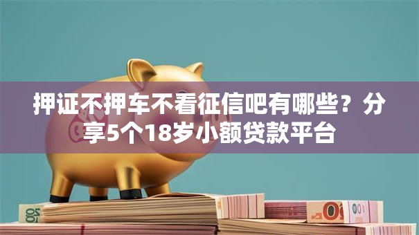 押证不押车不看征信吧有哪些?分享5个18岁小额贷款平台 押证不押车不看征信吧有哪些?分享5个18岁小额贷款平台