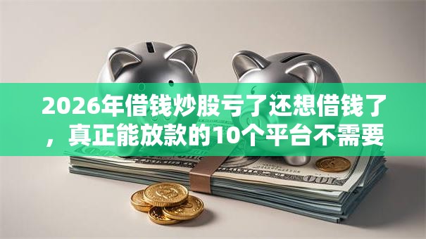 2026年借钱炒股亏了还想借钱了,真正能放款的10个平台不需要征信可以借款推荐 2026年借钱炒股亏了还想借钱了,真正能放款的10个平台不需要征信可以借款推荐