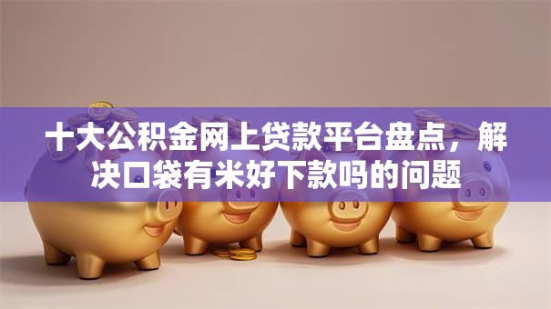 十大公积金网上贷款平台盘点,解决口袋有米好下款吗的问题 十大公积金网上贷款平台盘点,解决口袋有米好下款吗的问题