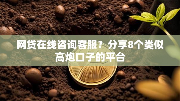 网贷在线咨询客服？分享8个类似高炮口子的平台