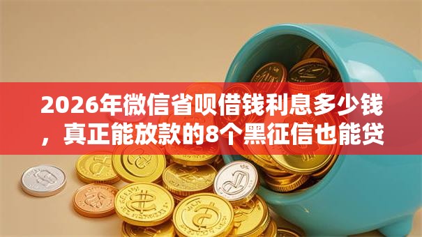 2026年微信省呗借钱利息多少钱,真正能放款的8个黑征信也能贷款的网贷口子推荐 2026年微信省呗借钱利息多少钱,真正能放款的8个黑征信也能贷款的网贷口子推荐