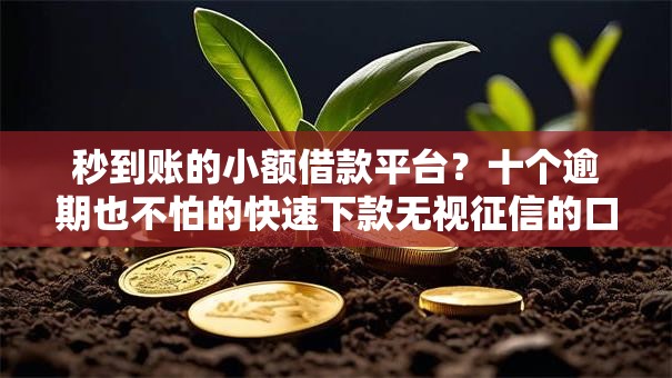 秒到账的小额借款平台?十个逾期也不怕的快速下款无视征信的口子 秒到账的小额借款平台?十个逾期也不怕的快速下款无视征信的口子