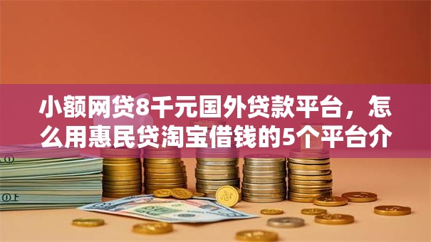 小额网贷8千元国外贷款平台，怎么用惠民贷淘宝借钱的5个平台介绍