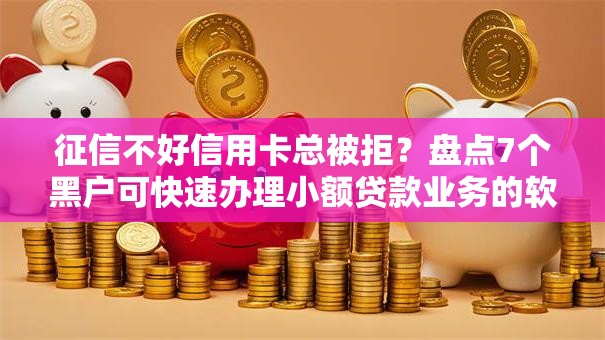 征信不好信用卡总被拒?盘点7个黑户可快速办理小额贷款业务的软件给你参考 征信不好信用卡总被拒?盘点7个黑户可快速办理小额贷款业务的软件给你参考