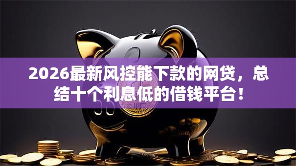 2026最新风控能下款的网贷,总结十个利息低的借钱平台! 2026最新风控能下款的网贷,总结十个利息低的借钱平台!