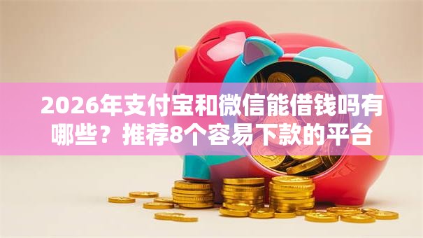 2026年支付宝和微信能借钱吗有哪些?推荐8个容易下款的平台 2026年支付宝和微信能借钱吗有哪些?推荐8个容易下款的平台