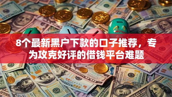 8个最新黑户下款的口子推荐，专为攻克好评的借钱平台难题
