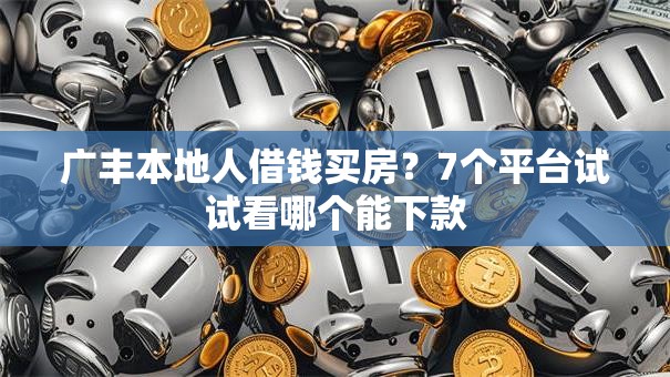 广丰本地人借钱买房?7个平台试试看哪个能下款 广丰本地人借钱买房?7个平台试试看哪个能下款