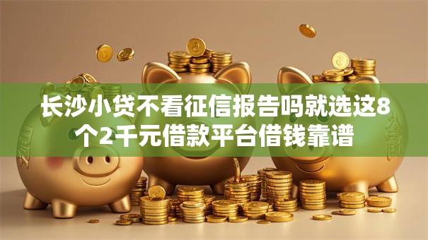 长沙小贷不看征信报告吗就选这8个2千元借款平台借钱靠谱 长沙小贷不看征信报告吗就选这8个2千元借款平台借钱靠谱