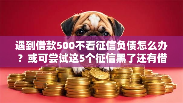 遇到借款500不看征信负债怎么办?或可尝试这5个征信黑了还有借款平台可以借钱 遇到借款500不看征信负债怎么办?或可尝试这5个征信黑了还有借款平台可以借钱