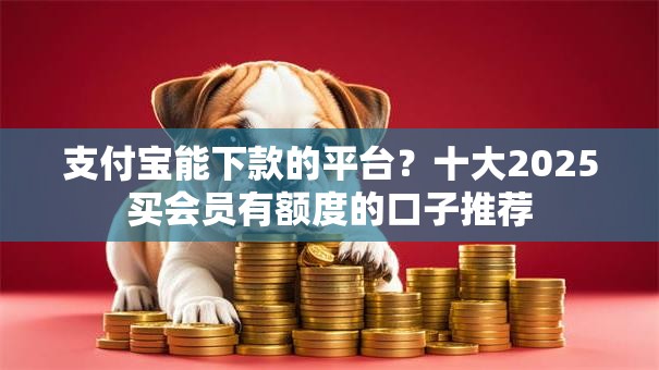 支付宝能下款的平台?十大2025买会员有额度的口子推荐 支付宝能下款的平台?十大2025买会员有额度的口子推荐