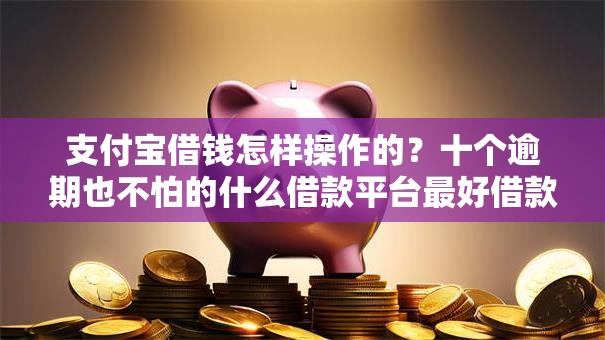 支付宝借钱怎样操作的？十个逾期也不怕的什么借款平台最好借款通过