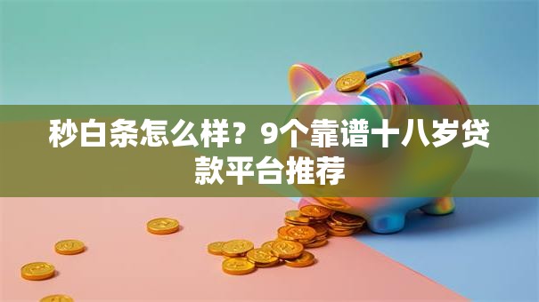 秒白条怎么样？9个靠谱十八岁贷款平台推荐