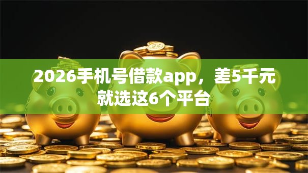2026手机号借款app,差5千元就选这6个平台 2026手机号借款app,差5千元就选这6个平台