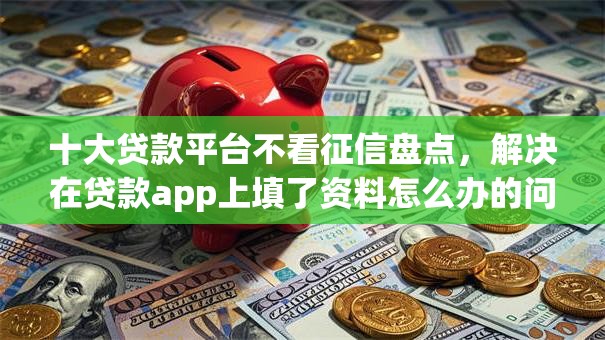 十大贷款平台不看征信盘点,解决在贷款app上填了资料怎么办的问题 十大贷款平台不看征信盘点,解决在贷款app上填了资料怎么办的问题