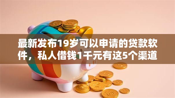 最新发布19岁可以申请的贷款软件，私人借钱1千元有这5个渠道